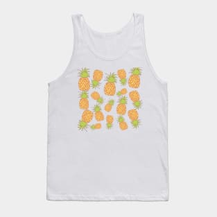 Golden pineapple design 101 Tank Top